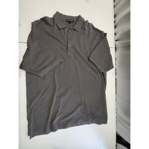 Men's Polo Port Authority Size XL Gray